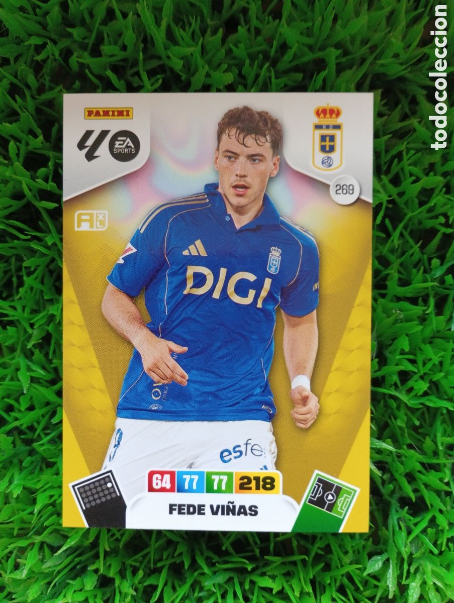 Cartes &agrave; collectionner de Football: Fede Vi&ntilde;as Oviedo Adrenalyn 25-26 # 269