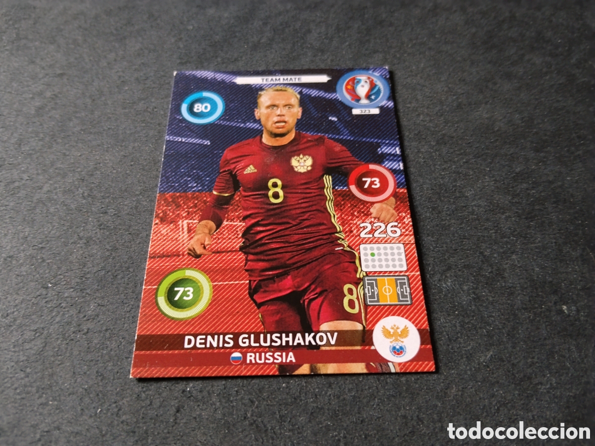 Cromos de f&uacute;tbol: Cromo futbol Denis Glushakov, Rusia