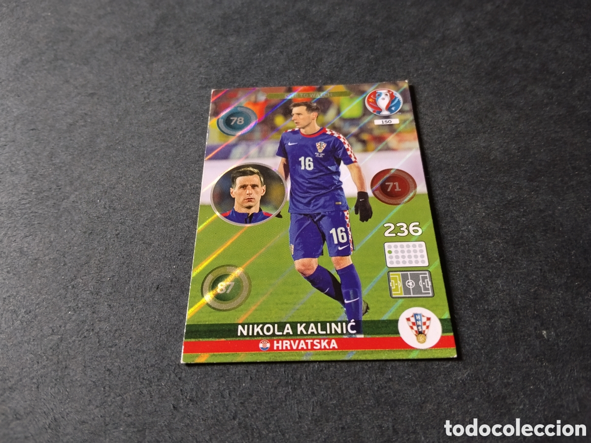Cromos de f&uacute;tbol: Cromo futbol nikola kalinic, Croacia