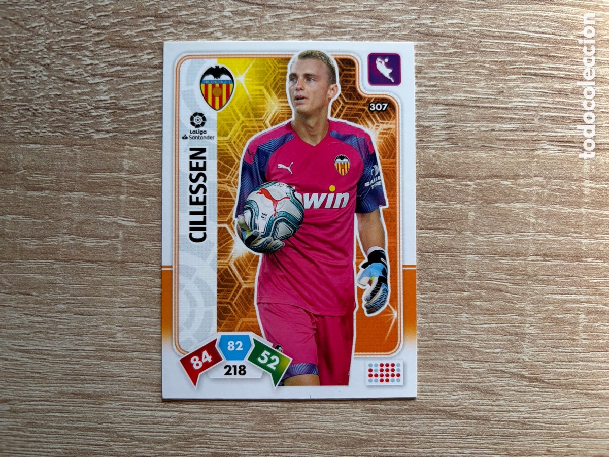 Cromos de f&uacute;tbol: 307 CILLESSEN ADRENALYN XL 2019 2020 19 20 VALENCIA CF