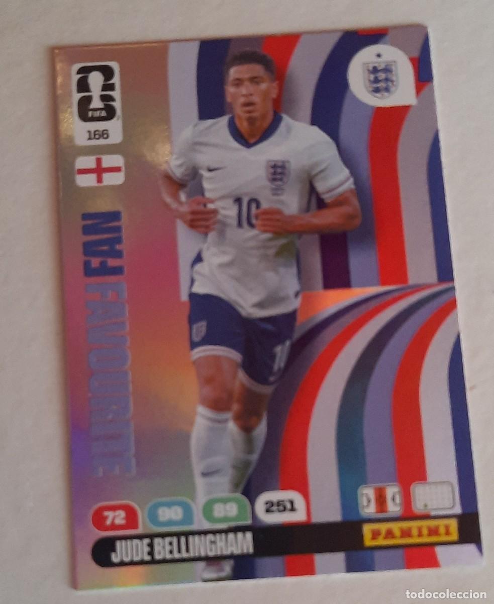 Cromos de f&uacute;tbol: Jude Bellingham Inglaterra, Favourite Fan 166, World Cup 2026