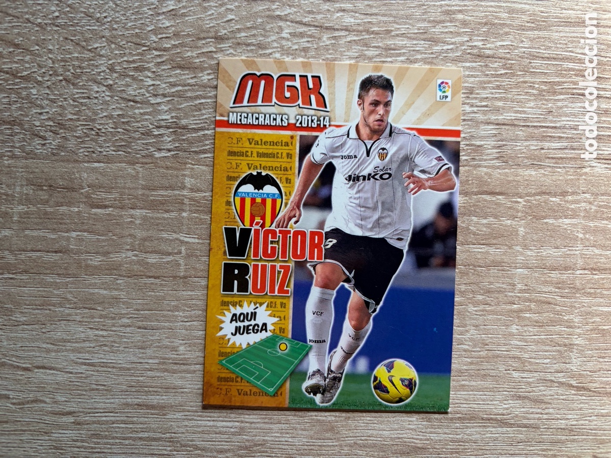 Cromos de f&uacute;tbol: VICTOR RUIZ PANINI MGK 2013 2014 13 14 VALENCIA CF