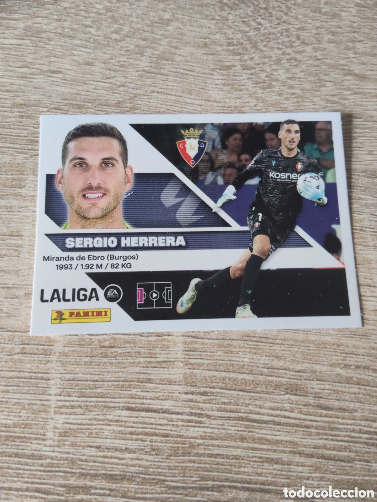 Cromos de f&uacute;tbol: Sergio Herrera Osasuna liga 2026 2027 26 27 ediciones este