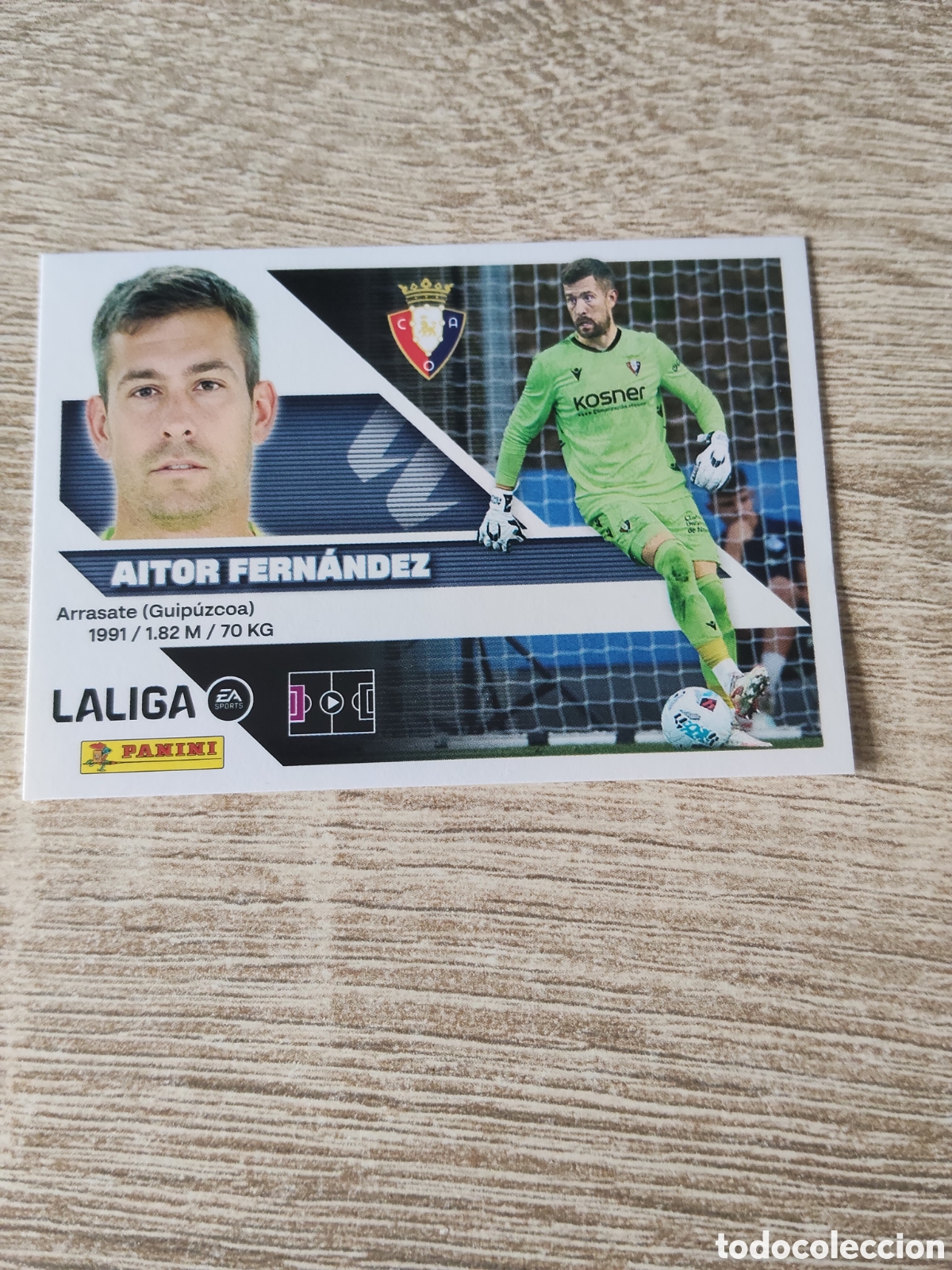 Cromos de f&uacute;tbol: Aitor Fern&aacute;ndez Osasuna liga 2026 2027 26 27 ediciones este