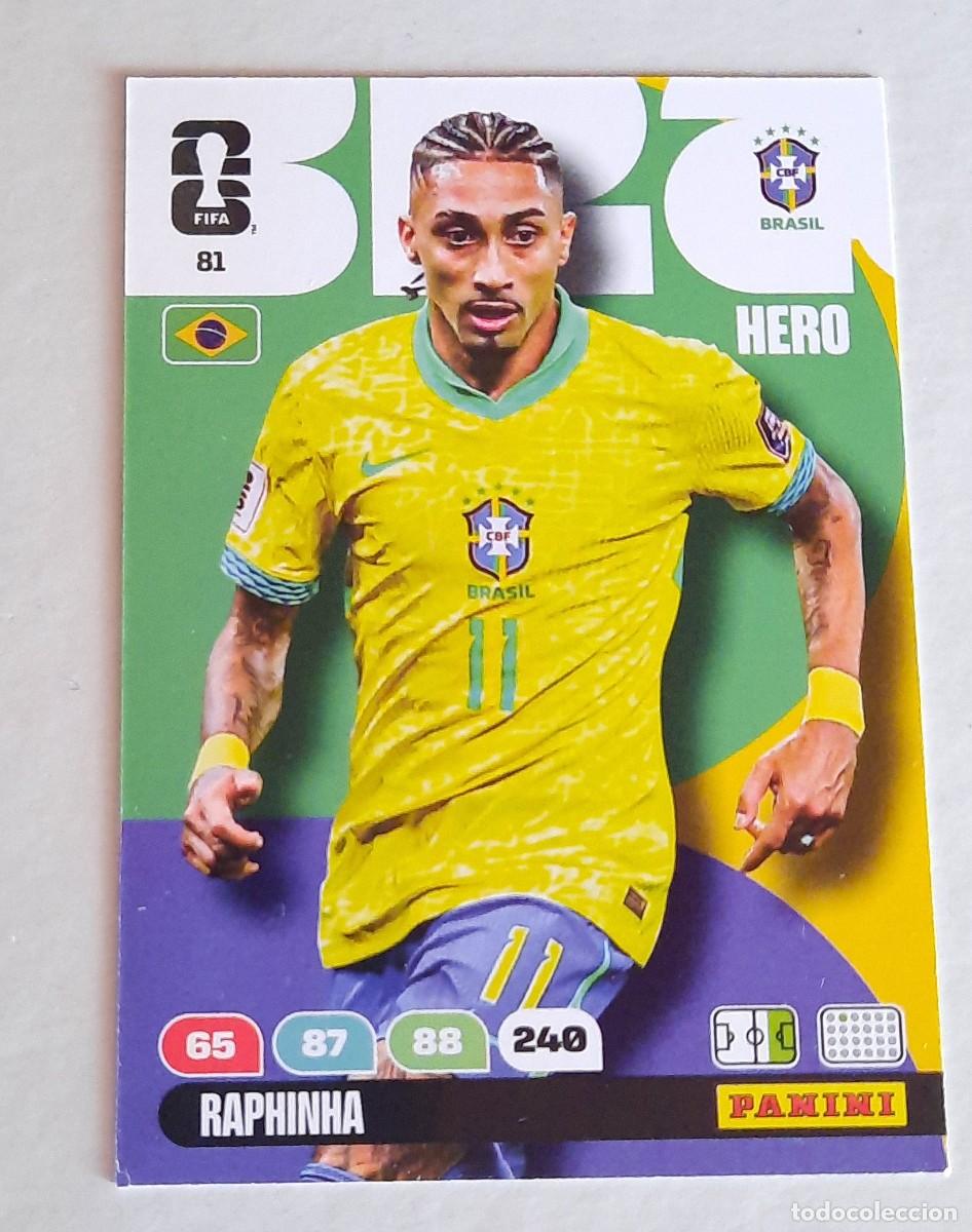 Cartes &agrave; collectionner de Football: Raphinha Brasilia 81, World Cup 2026