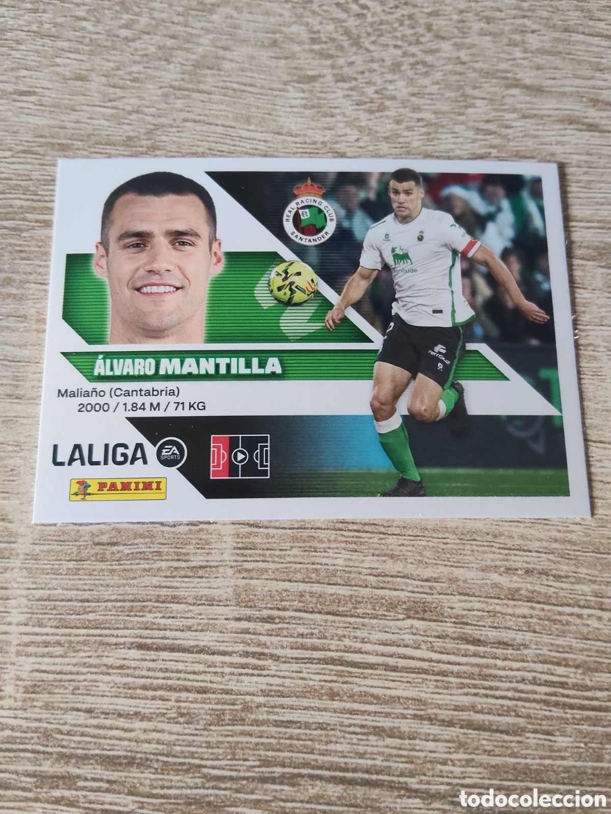 Fu&szlig;ball-Sticker: Mantilla Racing de Santander liga 2026 2027 26 27 ediciones este