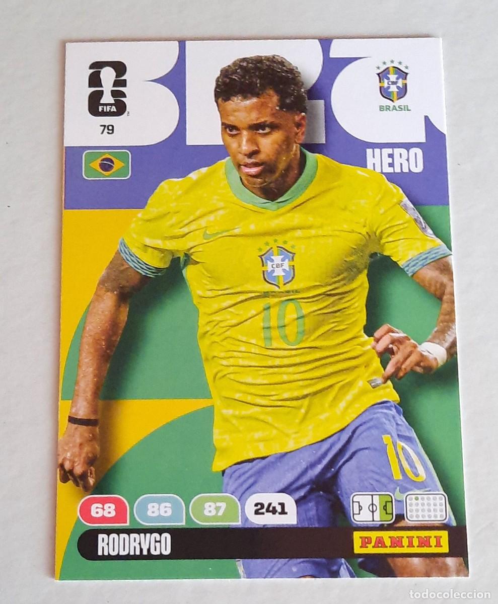 Cromos de f&uacute;tbol: Rodrygo Brasilia 79, World Cup 2026
