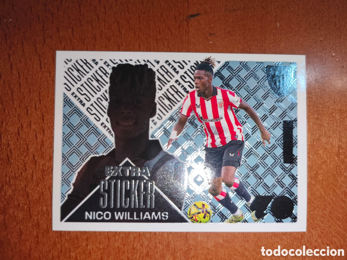 Cromos de Futebol: Nico Williams EXTRA STICKER Plata liga este 26/27 Athletic Club