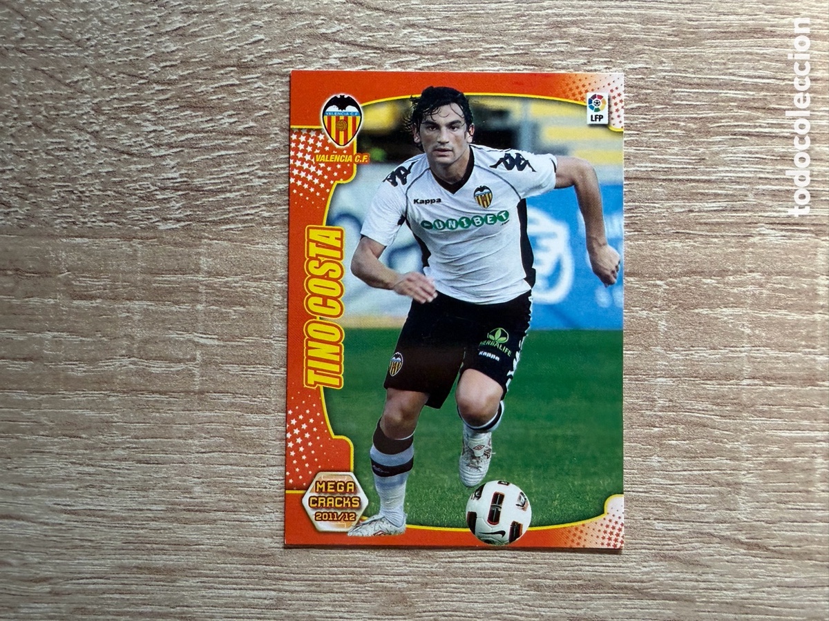 Cromos de f&uacute;tbol: TINO COSTA PANINI MEGACRACKS MGK 2011 2012 11 12 VALENCIA CF