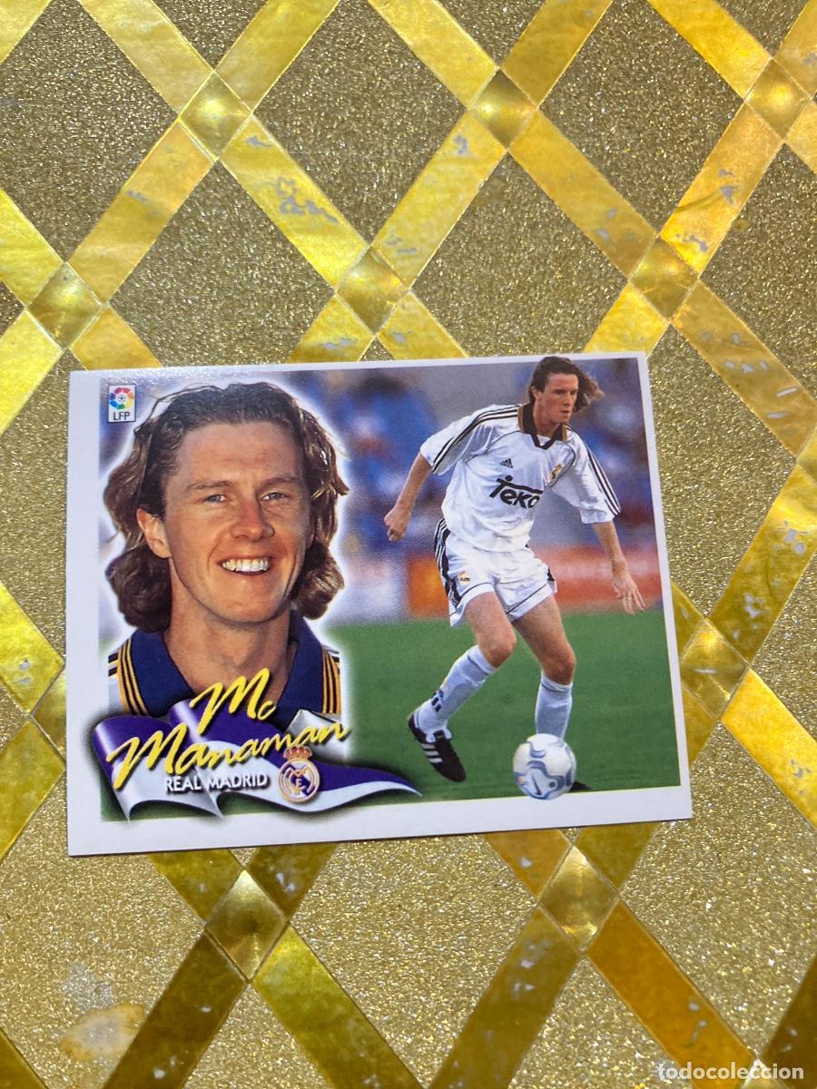 Cromos de f&uacute;tbol: CROMO DE FUTBOL LIGA ESTE 2000 2001 Mc Manaman REAL MADRID PANINI !