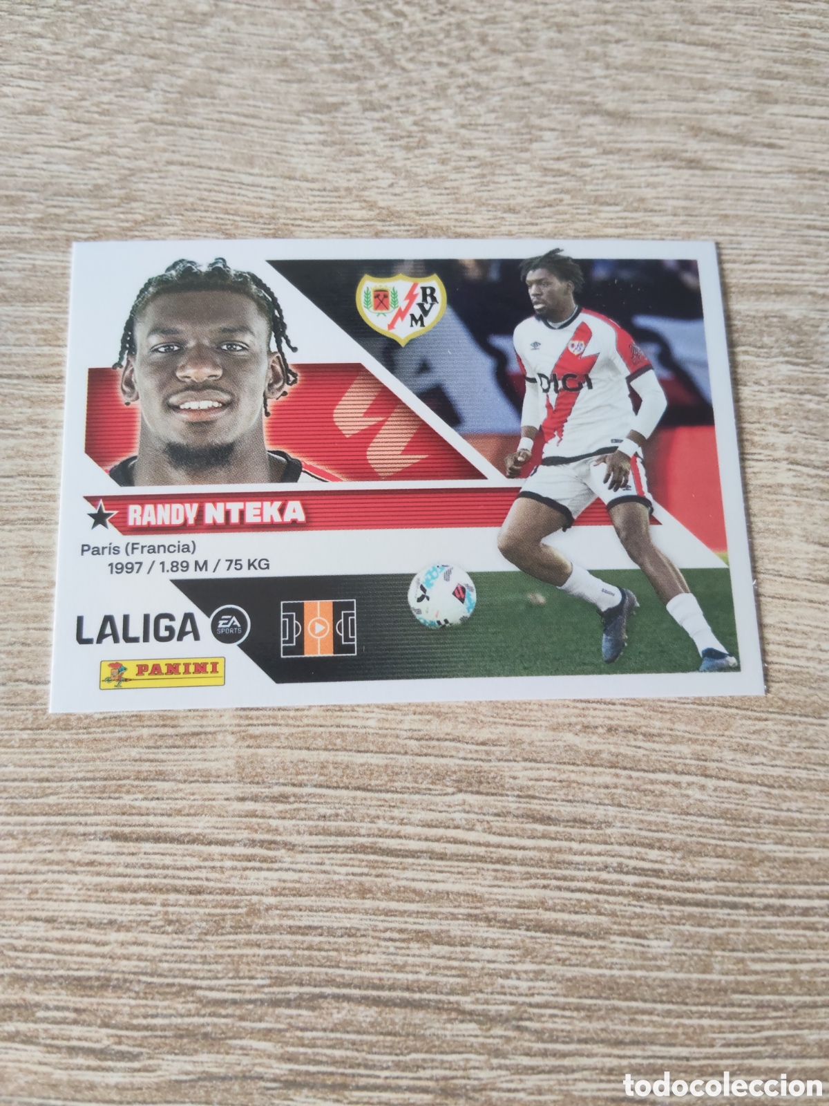 Cromos de f&uacute;tbol: Nteka Rayo Vallecano liga 2026 2027 26 27 ediciones este