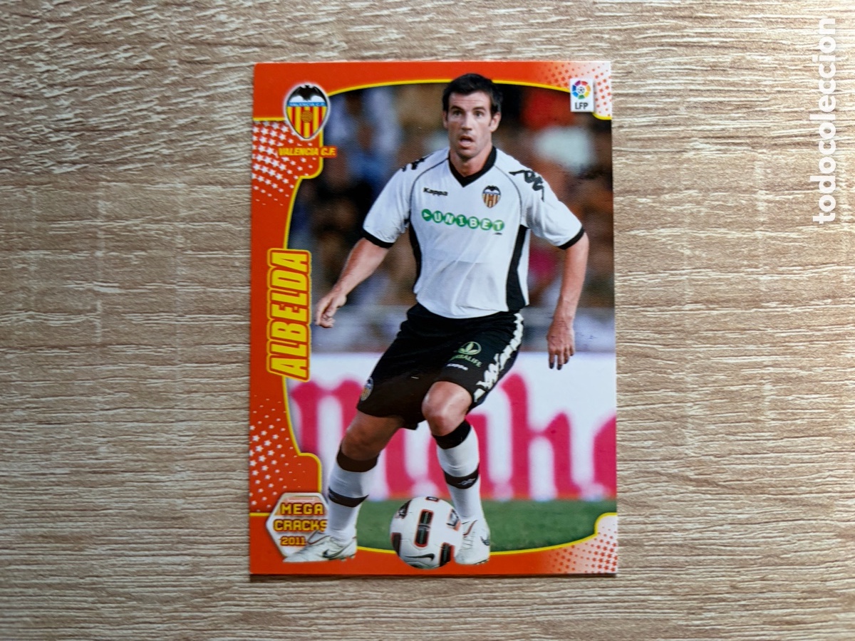 Cromos de f&uacute;tbol: ALBELDA PANINI MEGACRACKS MGK 2011 2012 11 12 VALENCIA CF