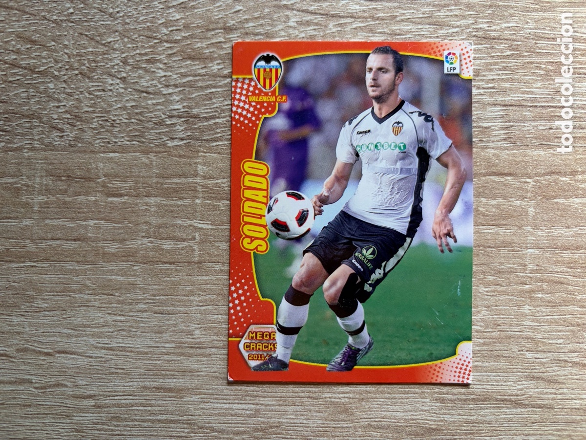 Cromos de f&uacute;tbol: SOLDADO PANINI MEGACRACKS MGK 2011 2012 11 12 VALENCIA CF