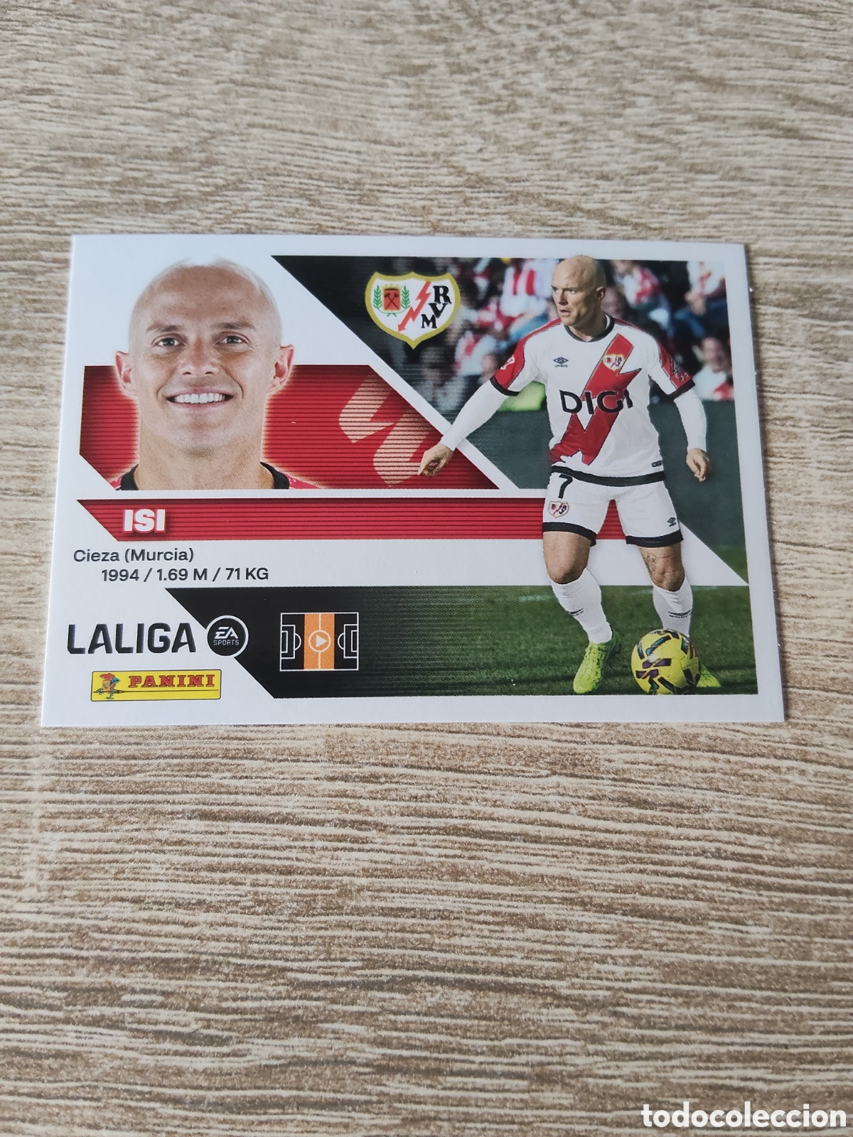 Cromos de f&uacute;tbol: Isi Rayo Vallecano liga 2026 2027 26 27 ediciones este