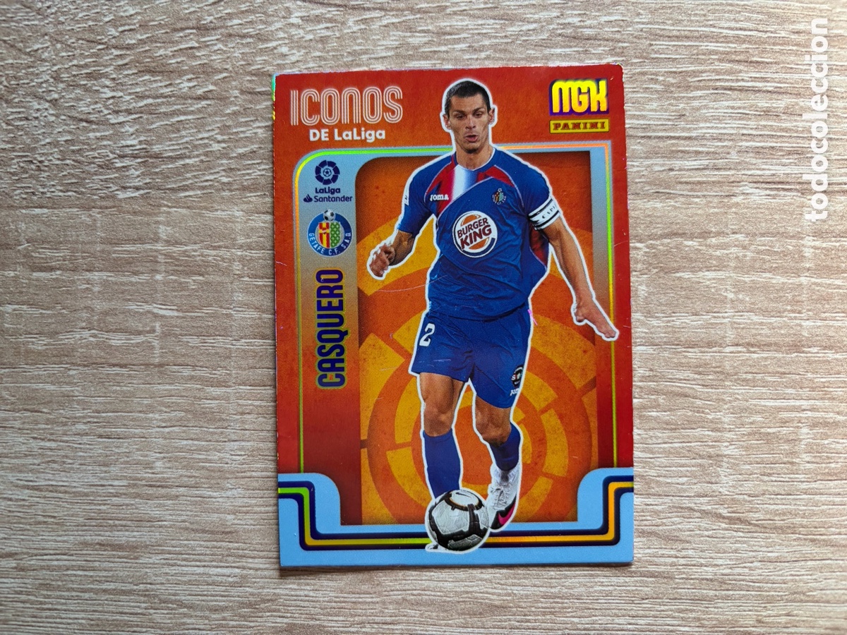 Cromos de f&uacute;tbol: CASQUERO ICONOS DE LALIGA PANINI MEGACRACKS MGK 2021 2022 21 22 GETAFE CF