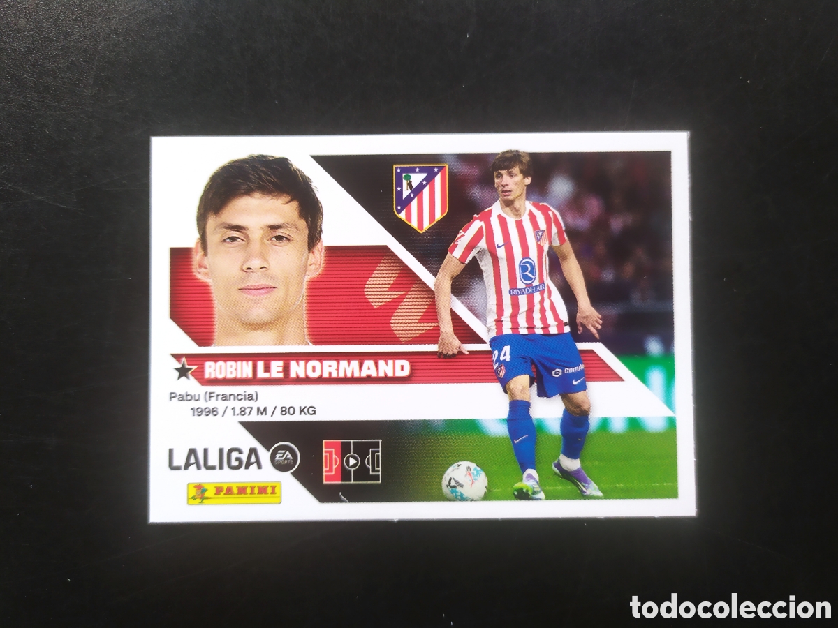 Cromos de f&uacute;tbol: Liga este 2026 2027 26 27 panini Le Normand n&deg; 8A 8 A Atl&eacute;tico Madrid