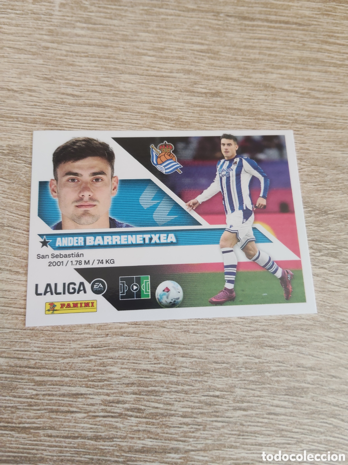 Football Stickers: Barrenetxea Real Sociedad liga 2026 2027 26 27 ediciones este