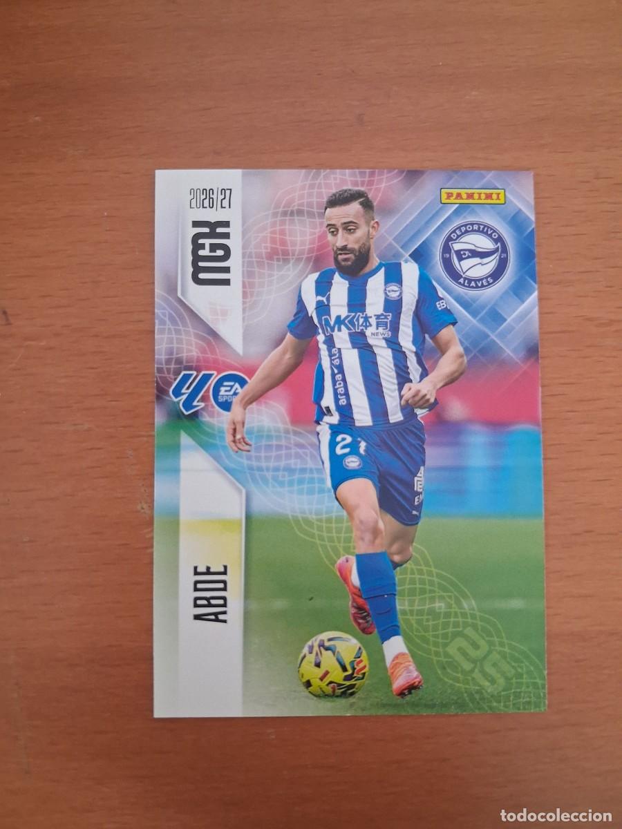 Football Stickers: Megacracks 2026 2027 26 27 Deportivo Alaves 34 Abde