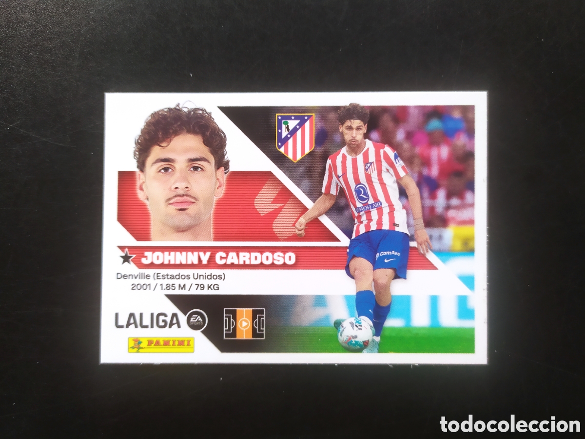 Football Stickers: Liga este 2026 2027 26 27 panini Johnny Cardoso n&deg; 13 Atl&eacute;tico Madrid