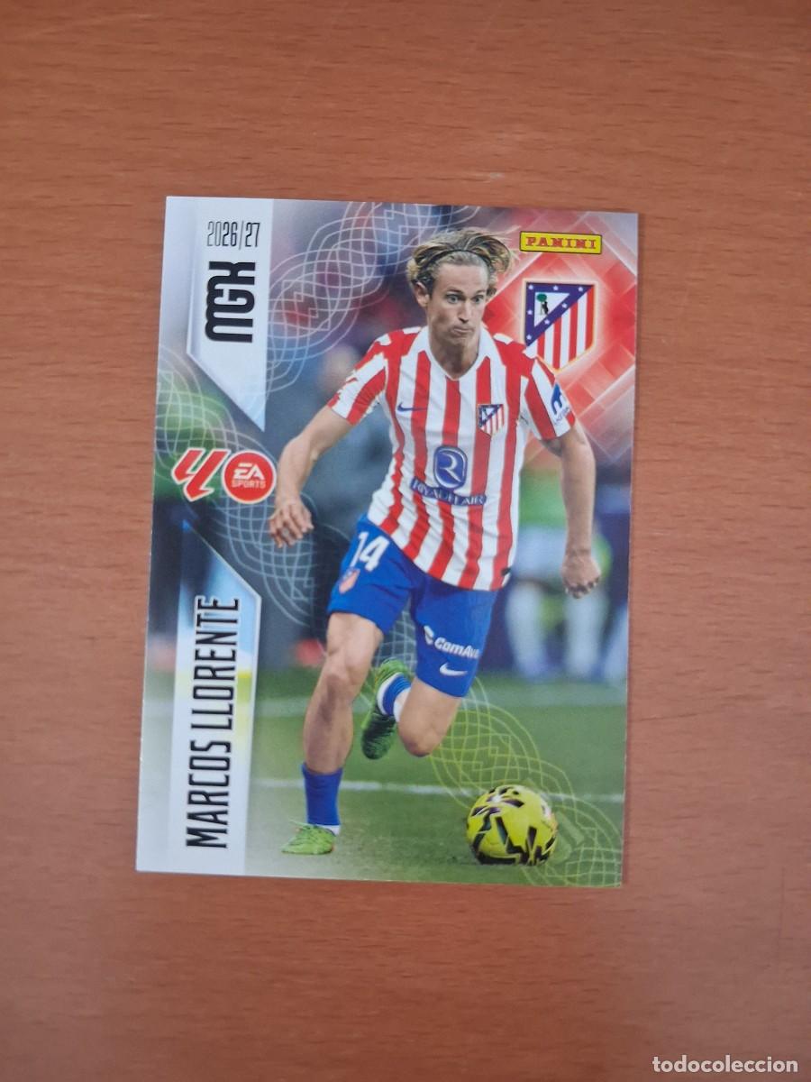 Football Stickers: Megacracks 2026 2027 26 27 Atletico de Madrid 58 Marcos Llorente