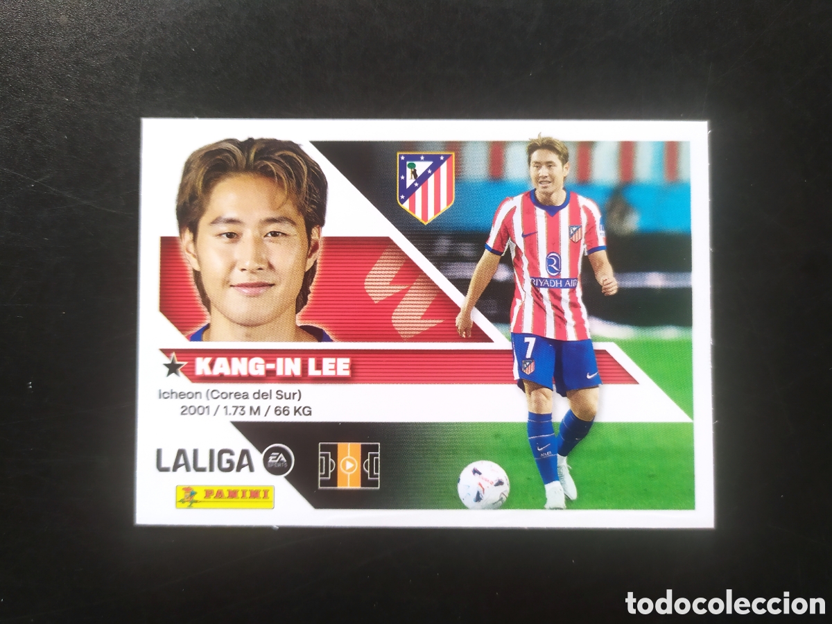 Cromos de f&uacute;tbol: Liga este 2026 2027 26 27 panini Kang-In Lee fichaje n&deg; 20 Atl&eacute;tico Madrid