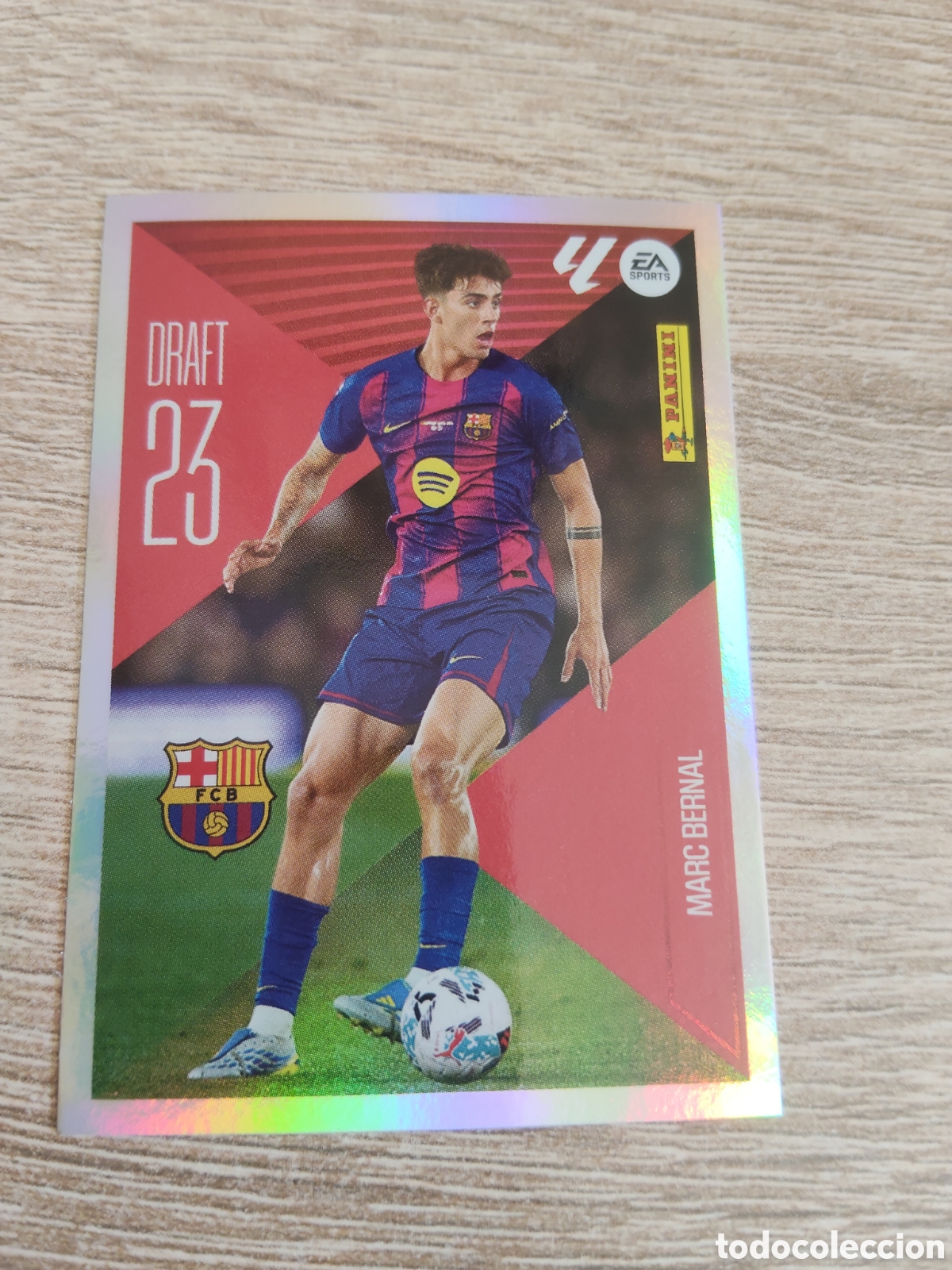 Cromos de f&uacute;tbol: Marc Bernal Barcelona draft 23 liga 2026 2027 26 27 ediciones este