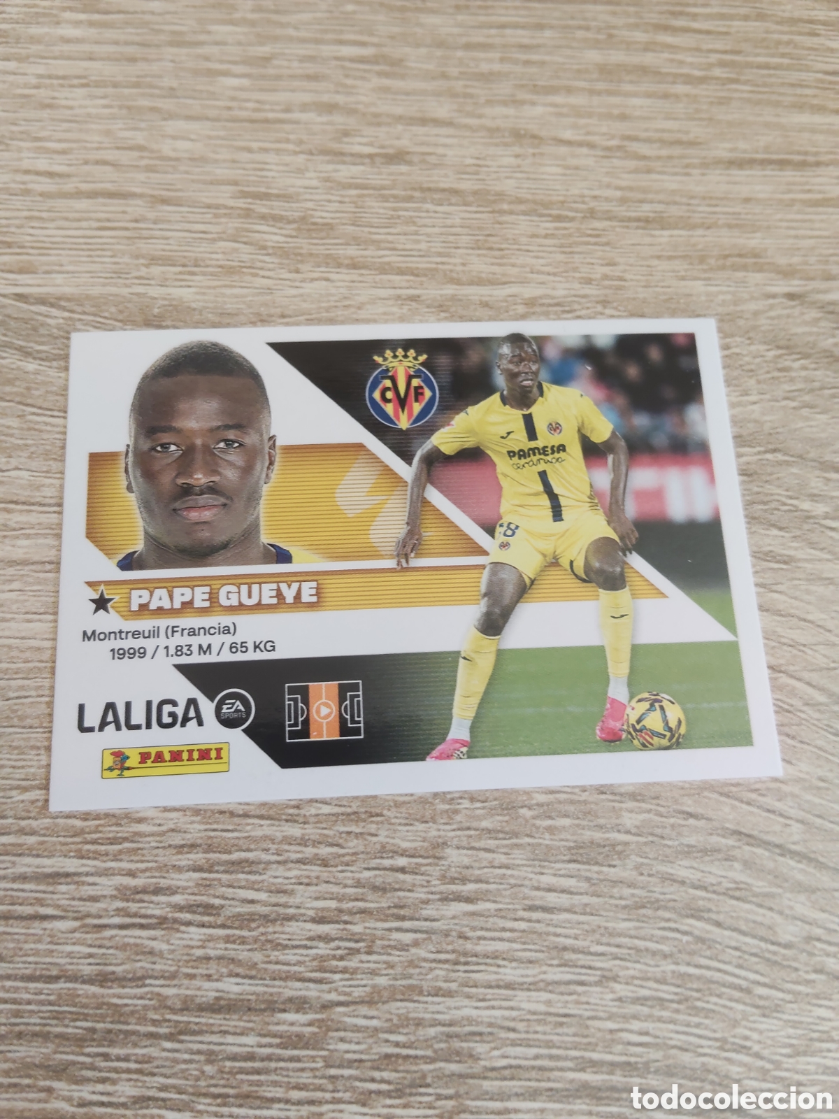 Cromos de f&uacute;tbol: Pape Gueye Villarreal liga 2026 2027 26 27 ediciones este