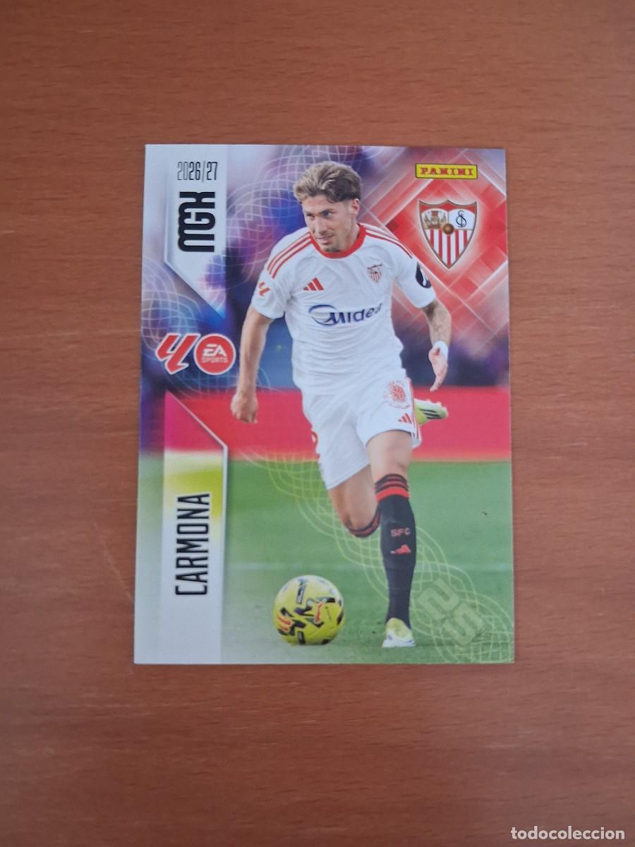 Cromos de f&uacute;tbol: Megacracks 2026 2027 26 27 Sevilla FC 328 Carmona