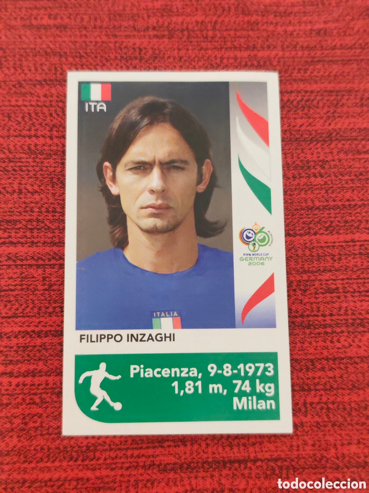 Figurine di Calcio: EXTRA STICKER INZAGHI ITALIA MUNDIAL WORLD CUP GERMANY 2006 PANINI