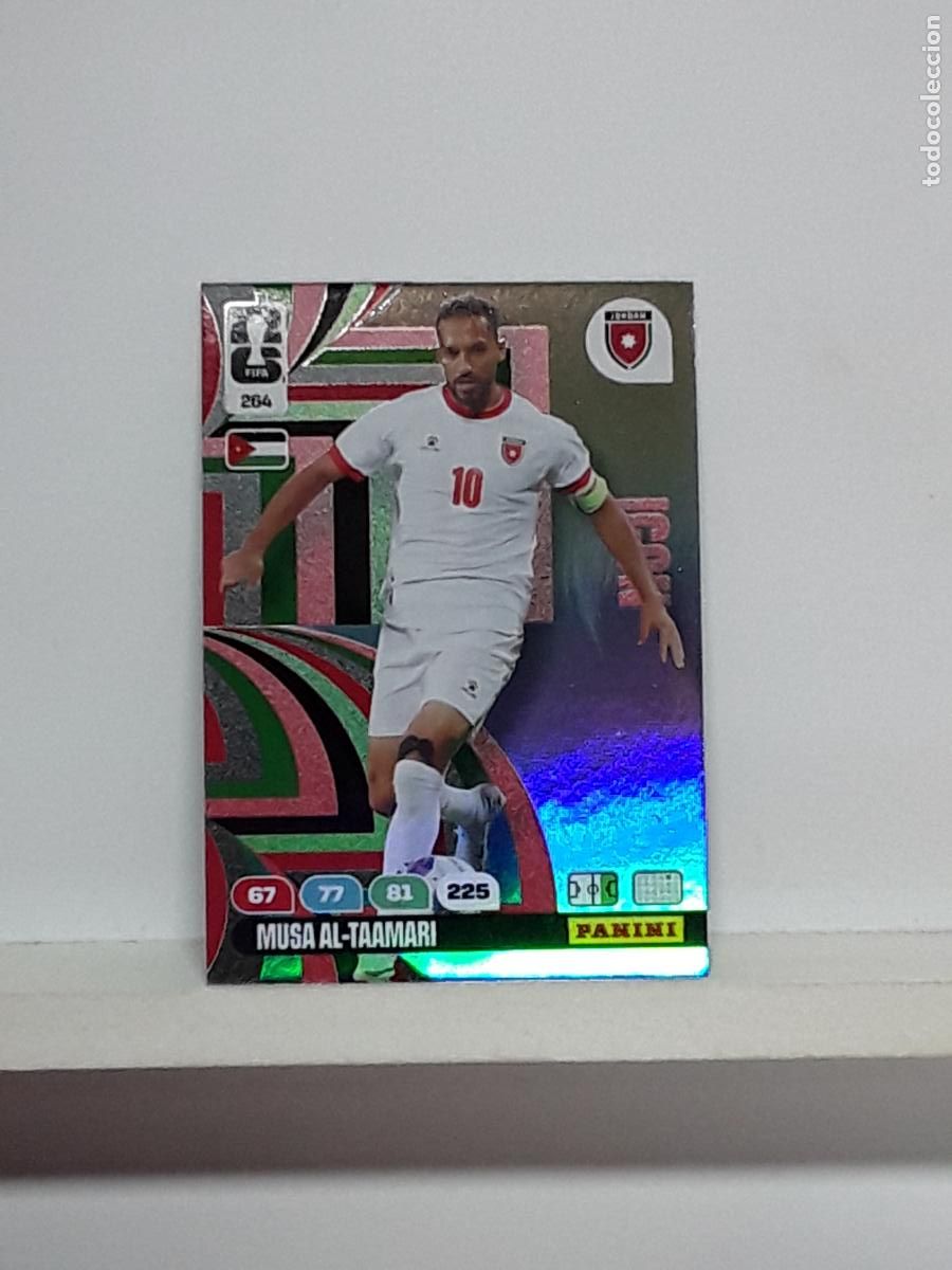Figurine di Calcio: ADRENALYN MUNDIAL 2026 WORLD CUP 26 ALBUM PANINI N 264 JORDANIA MUSA AL-TAAMARI