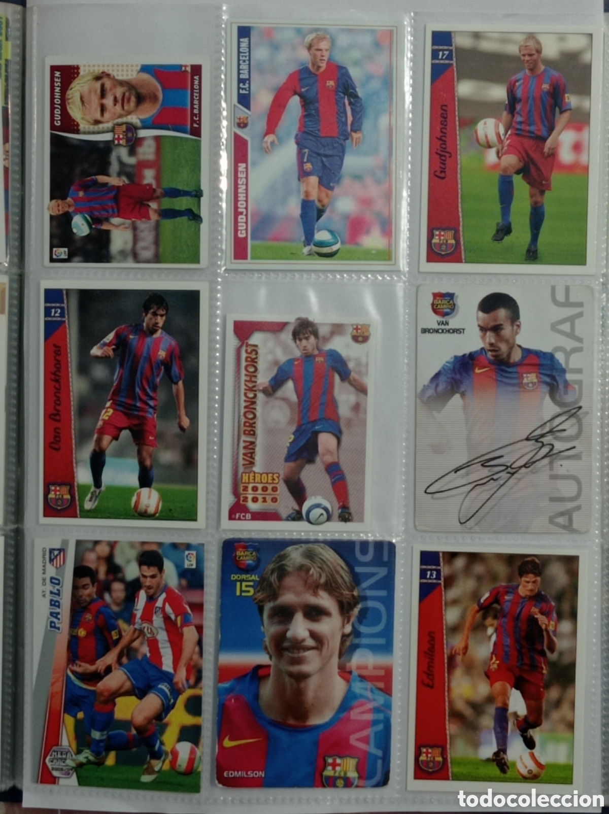 Figurine di Calcio: FC BARCELONA. 9 CROMOS
