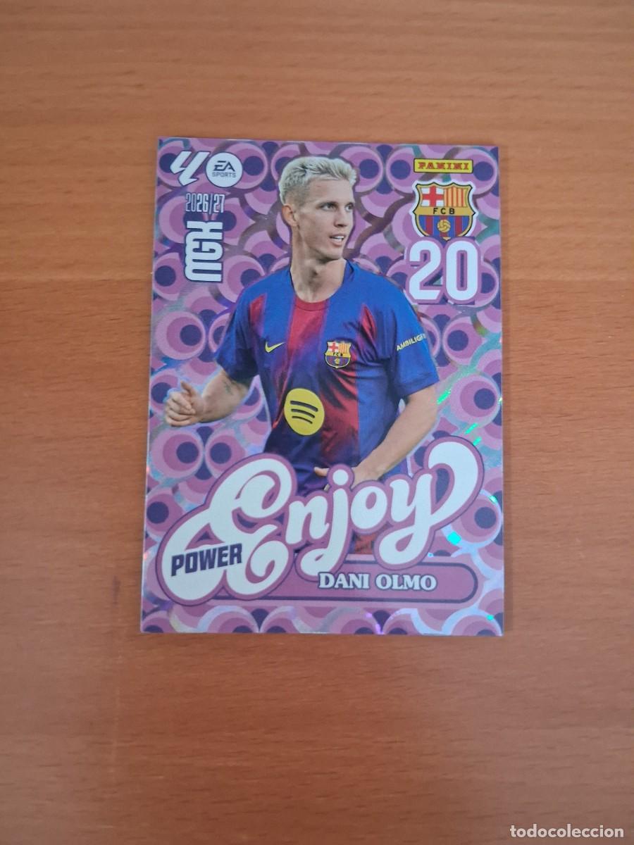 Figurine di Calcio: Megacracks 2026 2027 26 27 Power Enjoy FC Barcelona 381 381P Dani Olmo