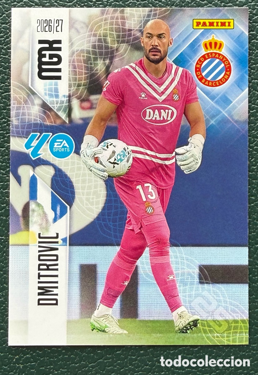 Figurine di Calcio: 164 DMITROVIC RCD ESPANYOL FICHAS ALBUM MEGACRACKS 2026 2027 MGK 26 27