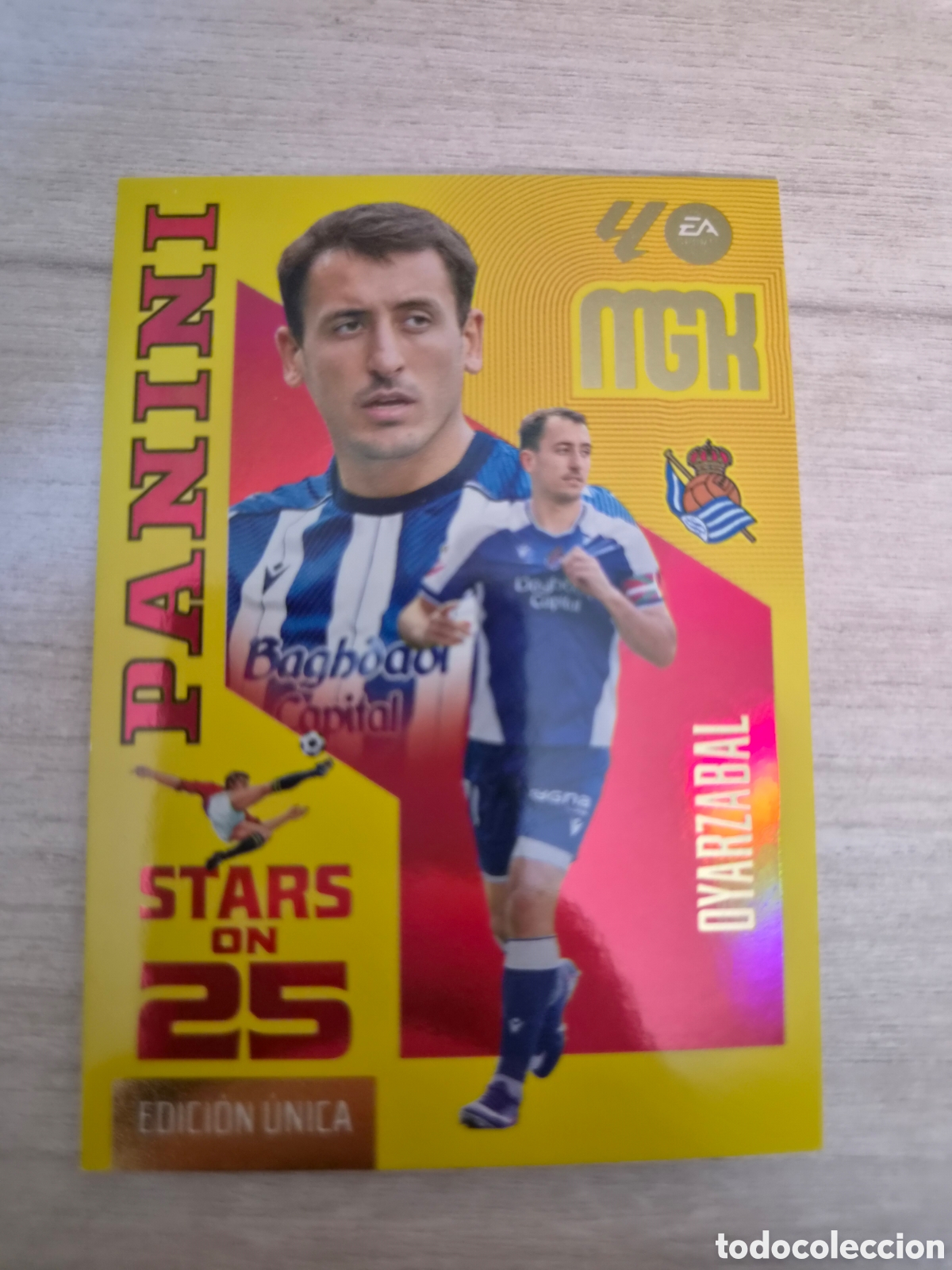 Figurine di Calcio: N&deg;448 Stars On 25 Oyarzabal Megacracks 26/27