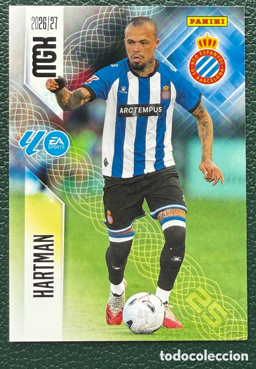 Figurine di Calcio: 171 HARTMAN RCD ESPANYOL FICHAS ALBUM MEGACRACKS 2026 2027 MGK 26 27