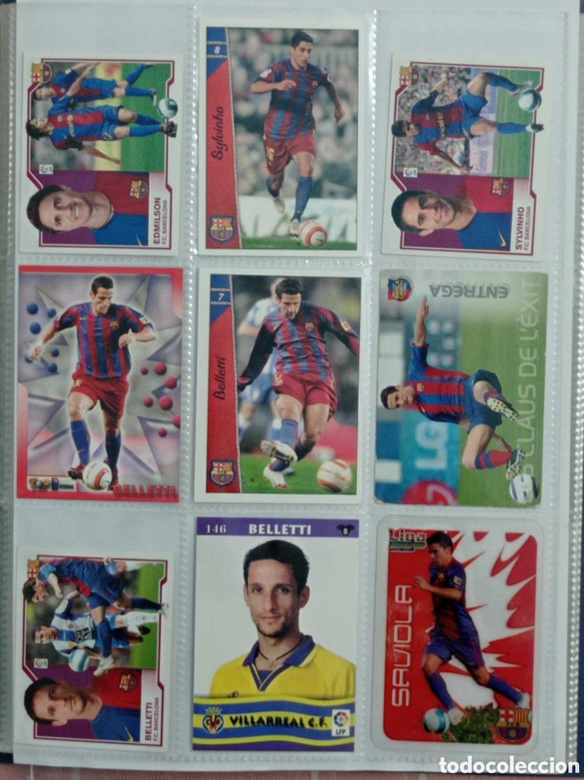 Football Stickers: FC BARCELONA. 9 CROMOS
