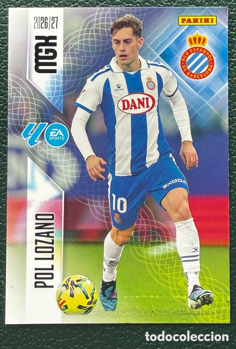 Fu&szlig;ball-Sticker: 173 POL LOZANO RCD ESPANYOL FICHAS ALBUM MEGACRACKS 2026 2027 MGK 26 27