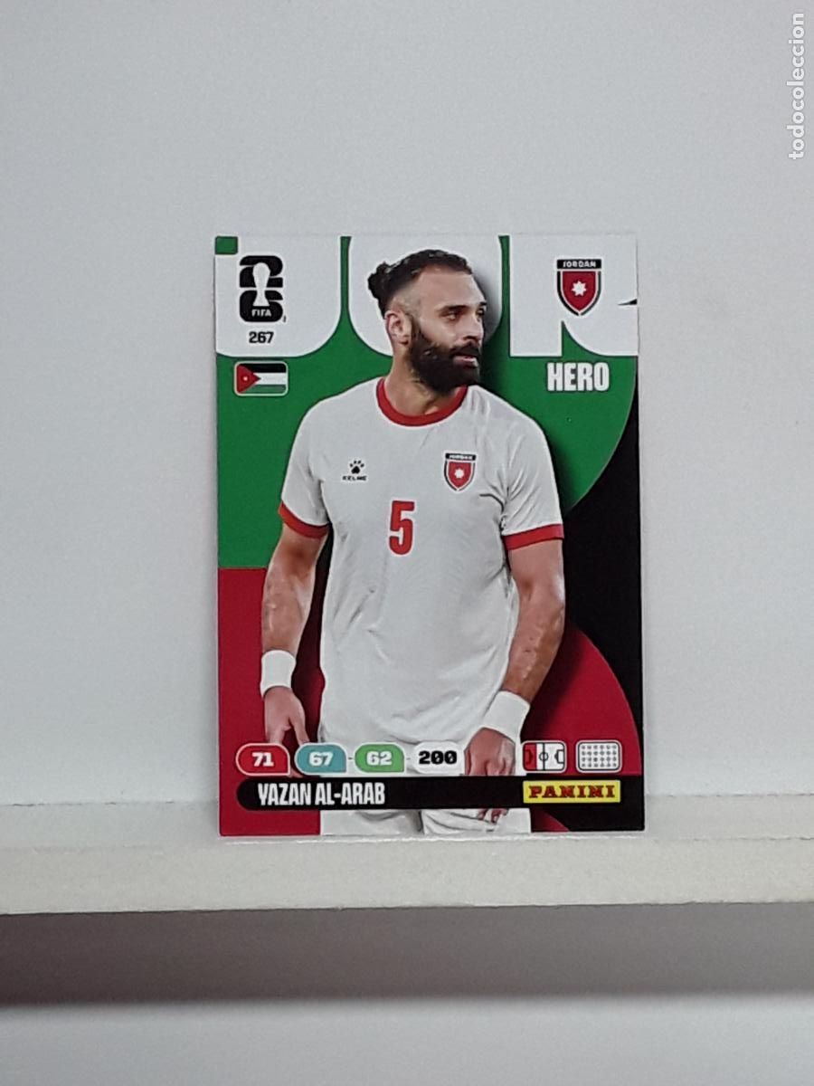 Fu&szlig;ball-Sticker: ADRENALYN MUNDIAL 2026 WORLD CUP 26 ALBUM PANINI N 267 JORDANIA YAZAN AL-ARAB
