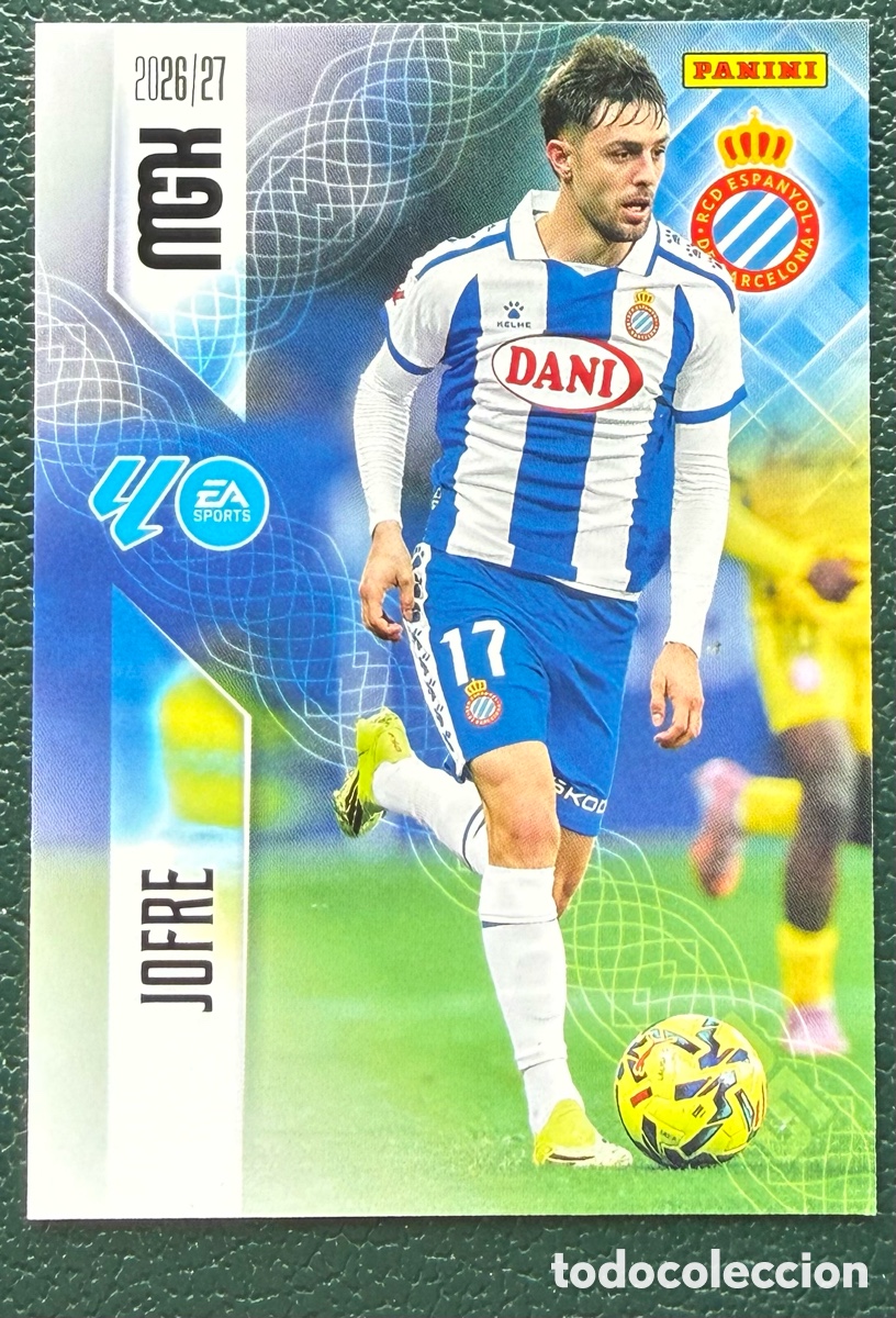 Fu&szlig;ball-Sticker: 175 JOFRE RCD ESPANYOL FICHAS ALBUM MEGACRACKS 2026 2027 MGK 26 27