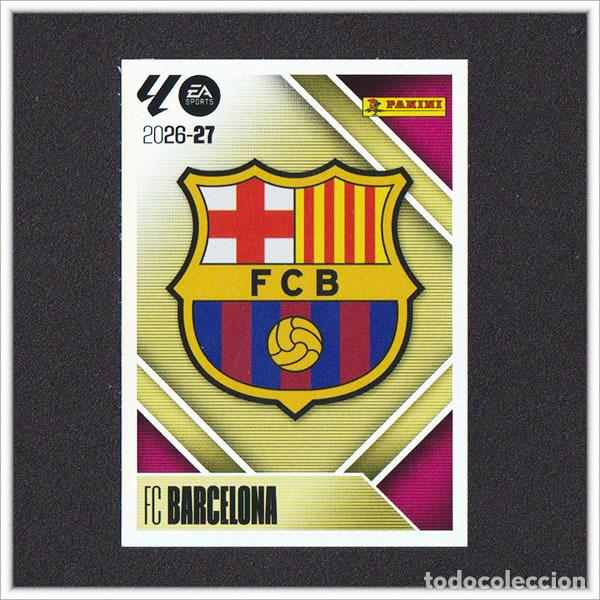 Fu&szlig;ball-Sticker: LIGA ESTE 2026 2027 26 27 PANINI ESCUDO 1 BARCELONA BAR&Ccedil;A COLECCI&Oacute;N ALBUM 1&ordf; EDICI&Oacute;N