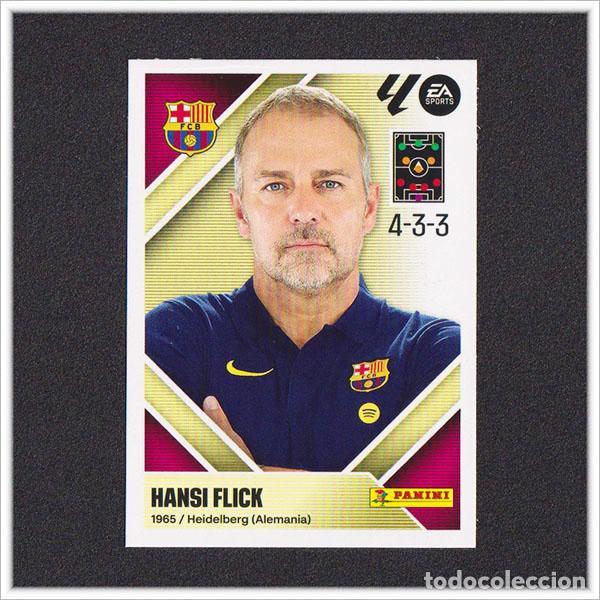 Fu&szlig;ball-Sticker: LIGA ESTE 2026 2027 26 27 PANINI HANSI FLICK 2 BARCELONA BAR&Ccedil;A COLECCI&Oacute;N ALBUM 1&ordf; EDICI&Oacute;N