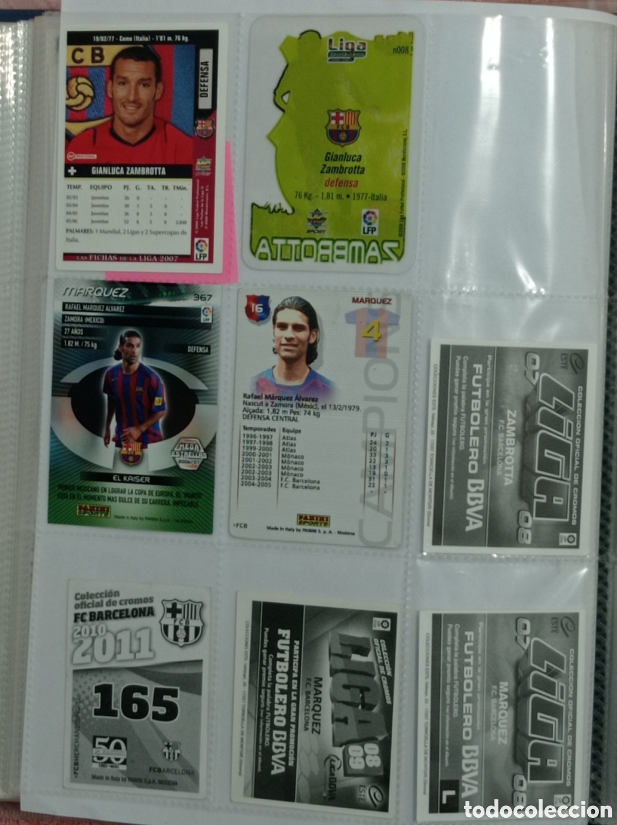 Cromos de f&uacute;tbol: FC BARCELONA. 9 CROMOS - Foto 2