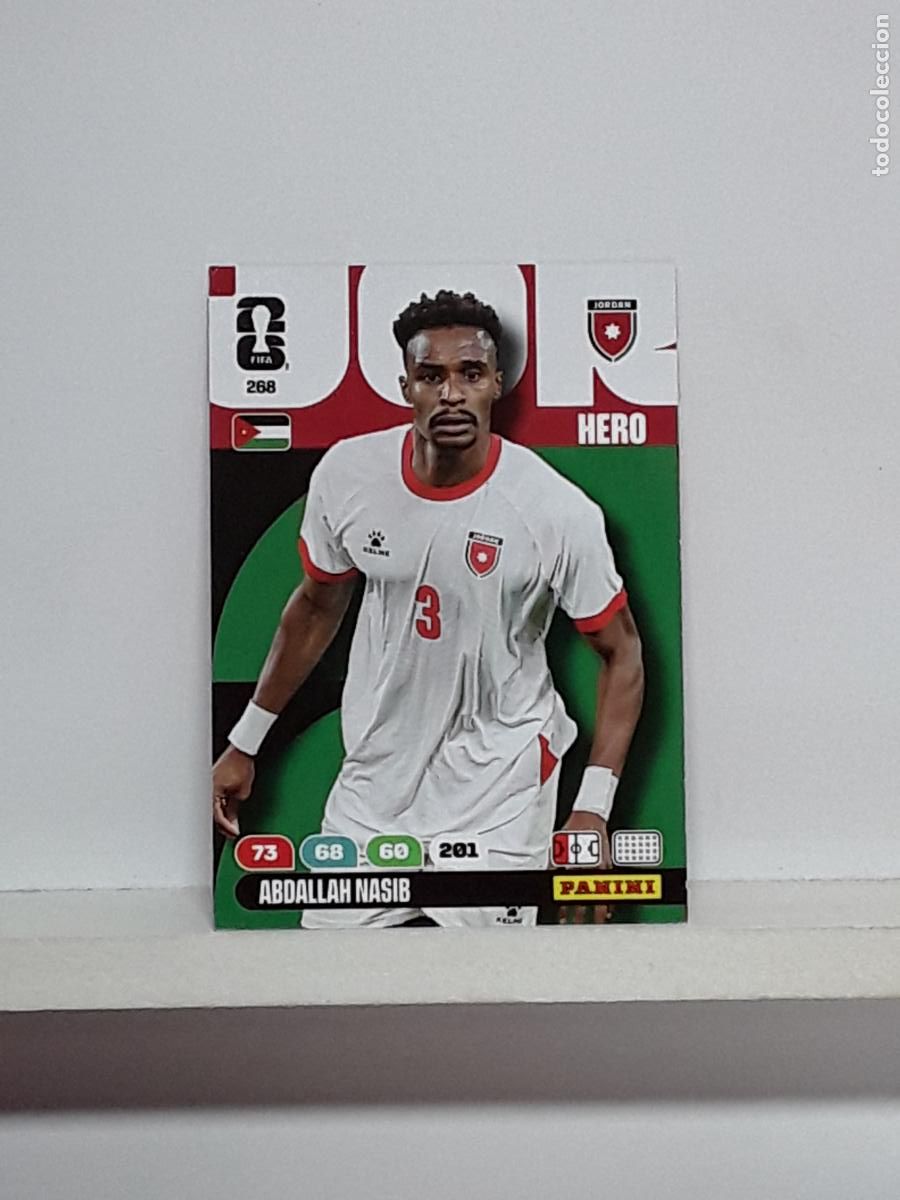 Football Stickers: ADRENALYN MUNDIAL 2026 WORLD CUP 26 ALBUM PANINI N 268 JORDANIA ABDALLAH NASIB