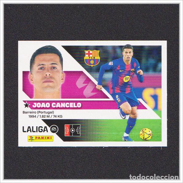 Football Stickers: LIGA ESTE 2026 2027 26 27 PANINI JOAO CANCELO 9 BARCELONA BAR&Ccedil;A COLECCI&Oacute;N ALBUM 1&ordf; EDICI&Oacute;N