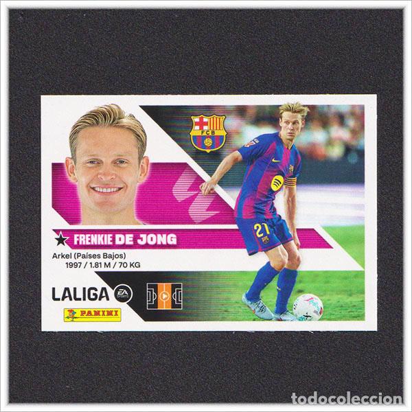 Football Stickers: LIGA ESTE 2026 2027 26 27 PANINI DE JONG 12 BARCELONA BAR&Ccedil;A COLECCI&Oacute;N ALBUM 1&ordf; EDICI&Oacute;N