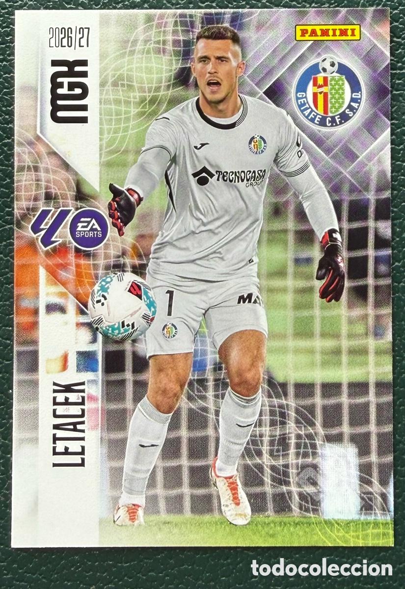 Football Stickers: 183 LETACEK GETAFE CF FICHAS ALBUM MEGACRACKS 2026 2027 MGK 26 27