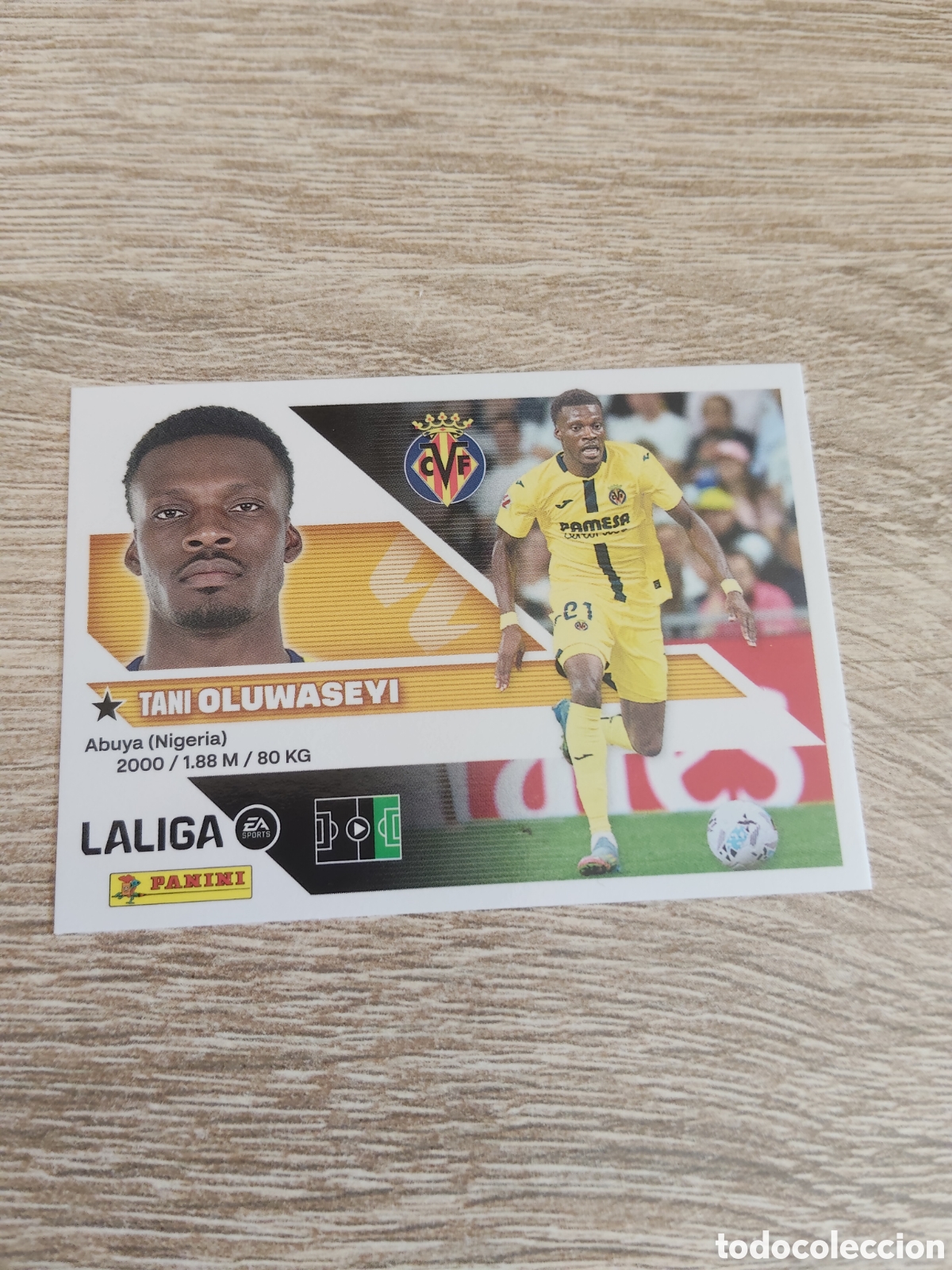Football Stickers: Oluwaseyi Villarreal liga 2026 2027 26 27 ediciones este
