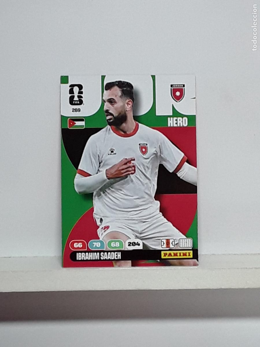 Cromos de f&uacute;tbol: ADRENALYN MUNDIAL 2026 WORLD CUP 26 ALBUM PANINI N 269 JORDANIA IBRAHIM SAADEH