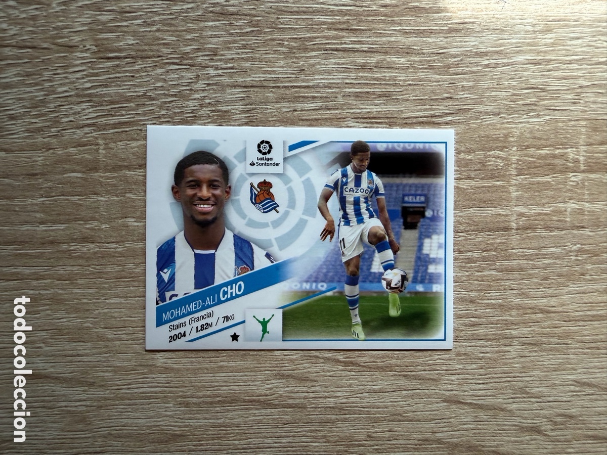Cromos de f&uacute;tbol: MOHAMED-ALI CHO N&ordm; 3 &Uacute;LTIMOS FICHAJES REAL SOCIEDAD CROMO COLECCIONES ESTE LALIGA 2022 2023 22 23