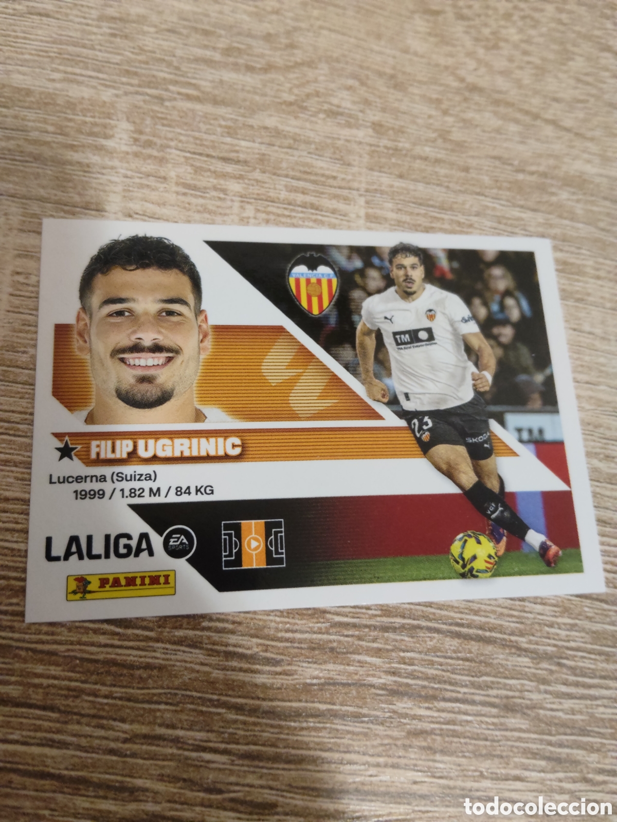 Cromos de f&uacute;tbol: Ugrinic Valencia liga 2026 2027 26 27 ediciones este